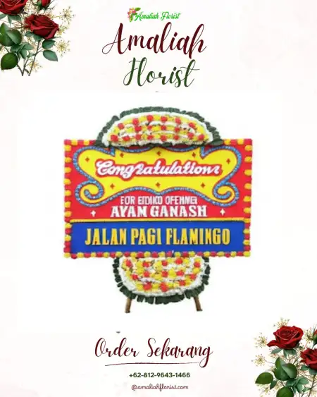 Sewa Papan Bunga Balai Jaring